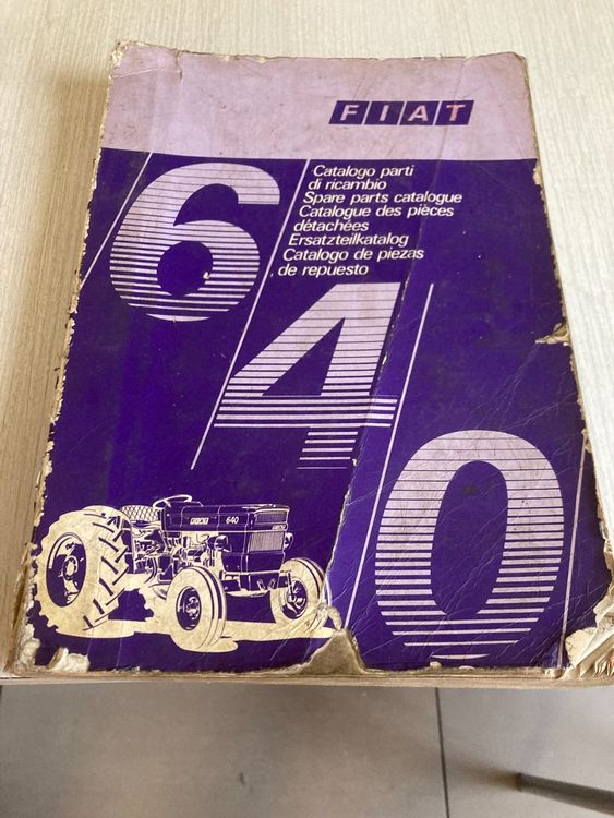 Ersatzteilkatalog FIAT 640 | Kaufen auf Ricardo