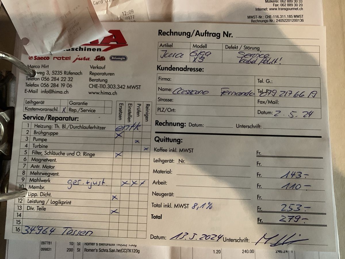 Jura Macchine per caffè & Macchine per espresso: jura x3 profesional – Usato da schinznach-dorf venduto da fern7 3