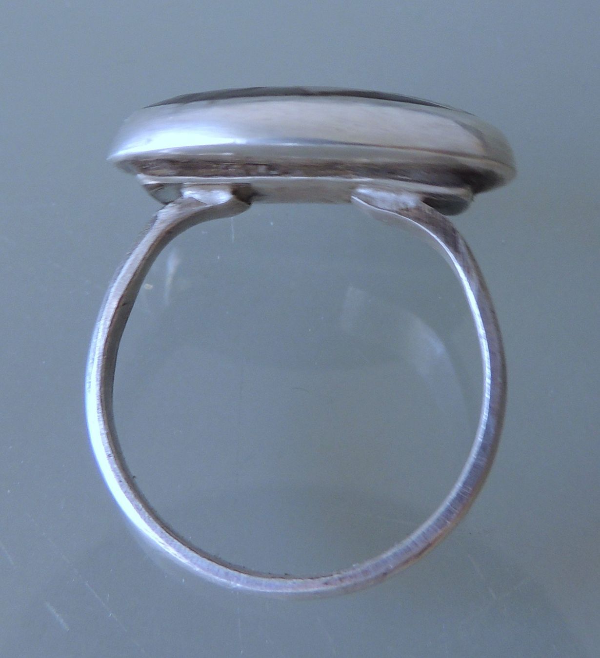 Ringe: Silber 800 Lacquer Fingerring mit Abalone Intarsien Gr. 60 – Gebraucht aus Waldenburg von schaller707 4