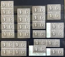1943 Schweiz 100 Jahre Postmarken Div.Varianten **