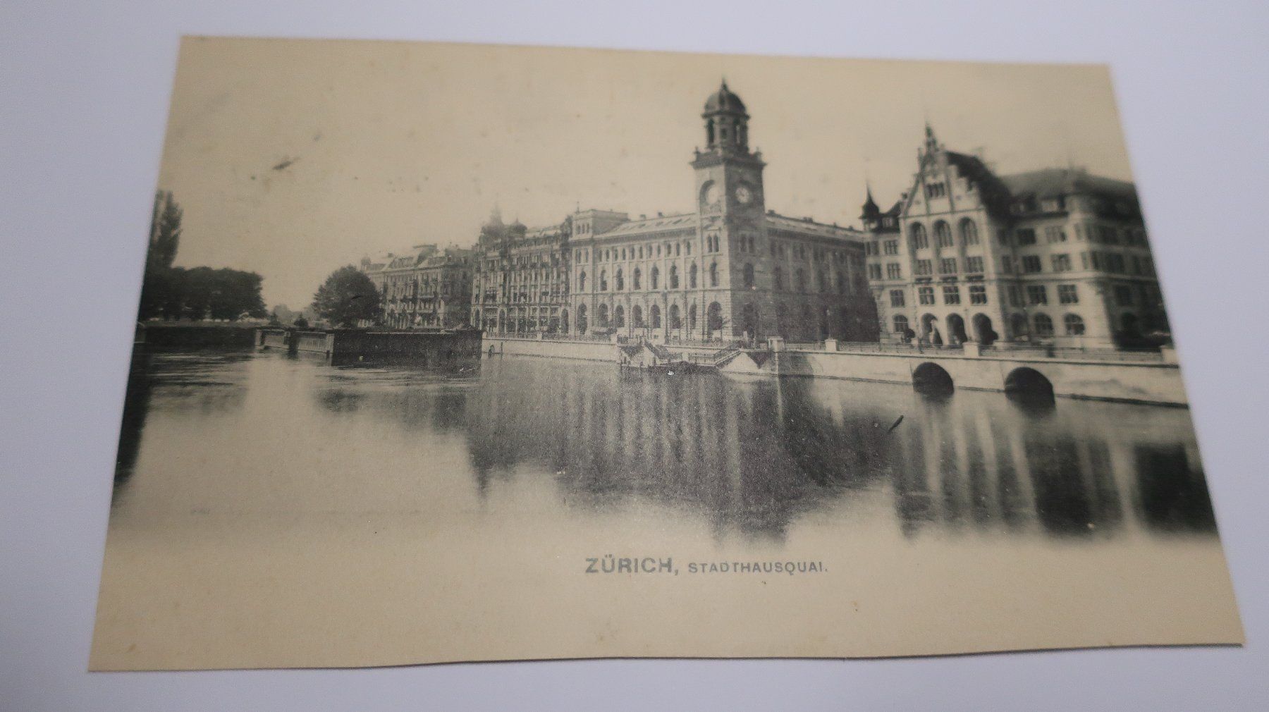 Cartoline postali: Zürich Stadthausquai  1907 – Usato da Cormoret venduto da Pascalll2001 1