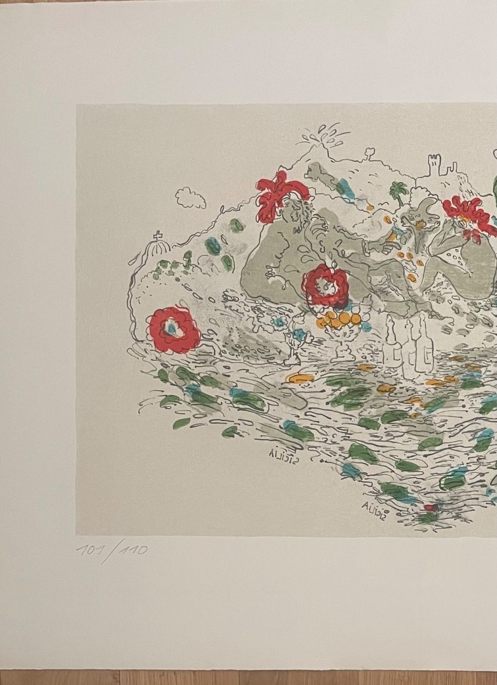 Grafica & Litografie: PAUL LEBER LITHOGRAPHIE SIGNIERT NUMMERIERT – Usato da Gersau venduto da grafik-kunst 1