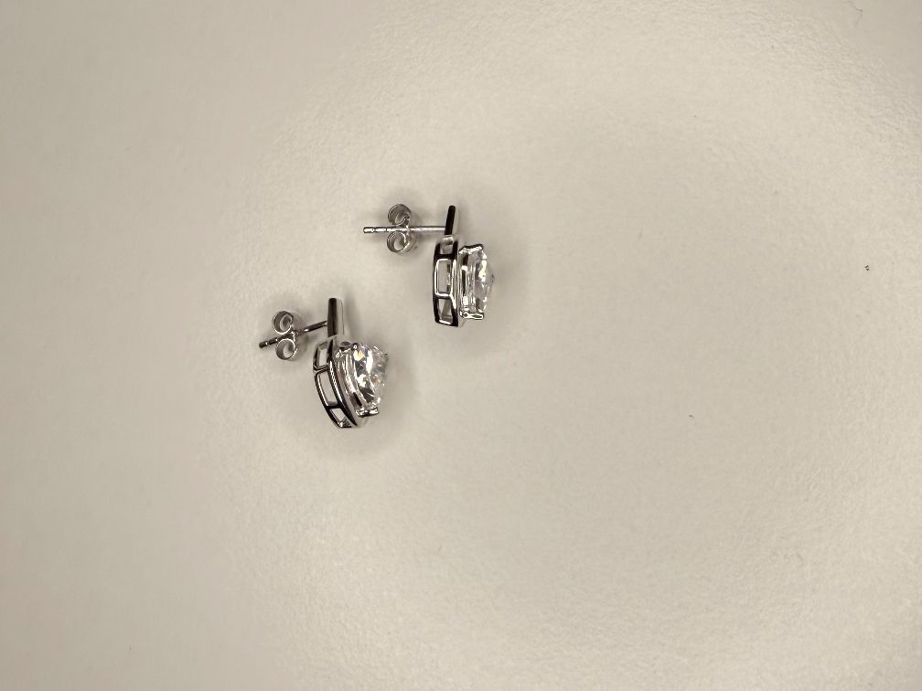 Boucles d'oreille: Herz Ohrstecker Silber 925 – Neuf avec emballage d'origine à Zug par gold.schmuck 2