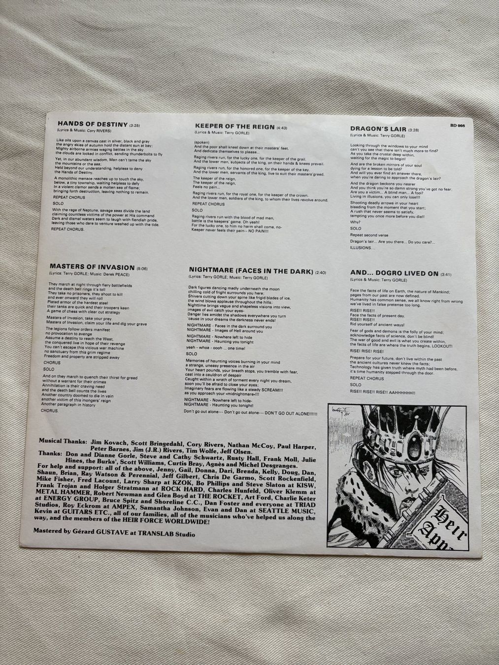 Dischi in vinile: Heir Apparent ‎– Graceful Inheritance – Usato da Effretikon venduto da ChrisLamberger 3