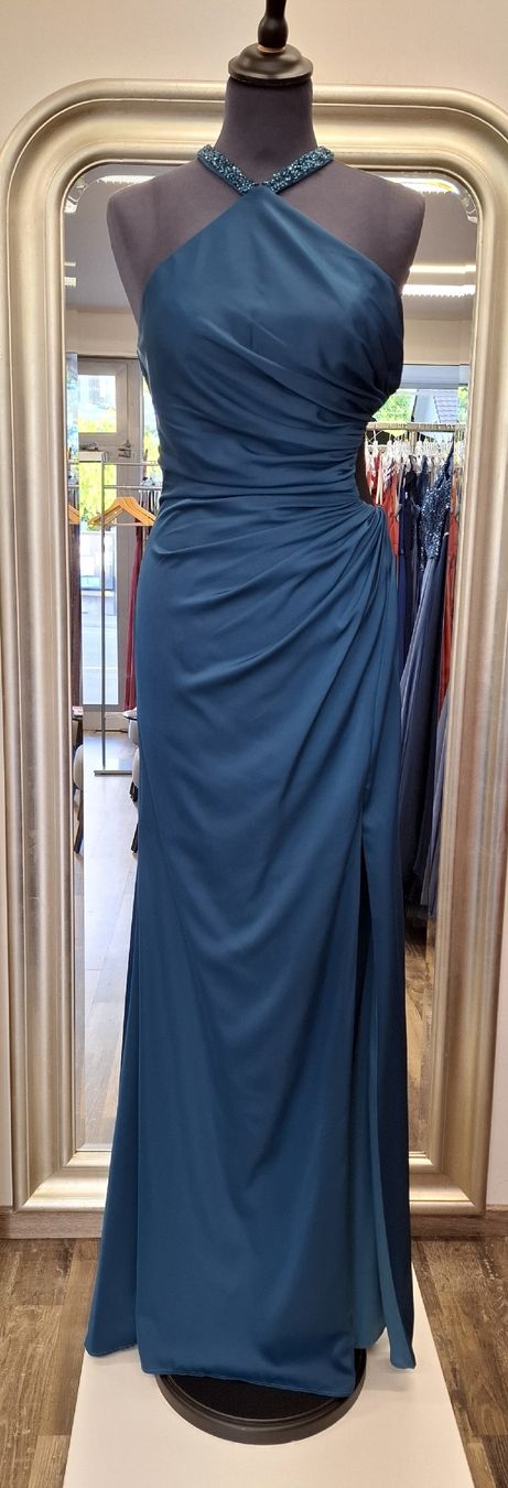 Kleider: Abendkleid petrol Grösse 36 NEU – Neu (gemäss Beschreibung) aus Uster von VMT.
