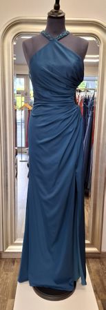 Abendkleid petrol Grösse 36 NEU