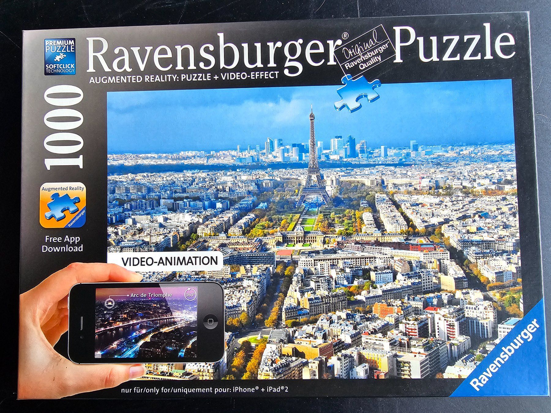 Ravensburger Puzzles: Puzzle Ravensburger 1000 Teile -Paris – Gebraucht aus Altstätten SG von Carrybones