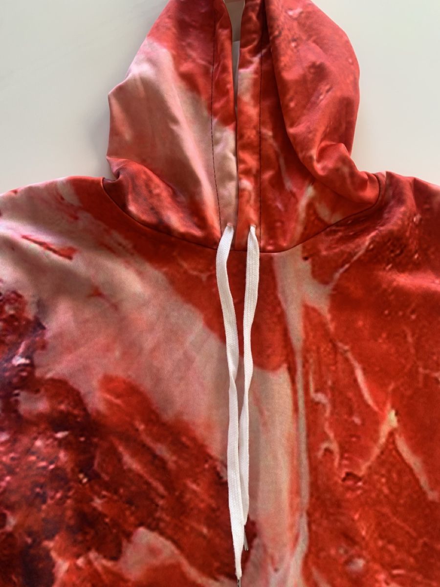 Pulls & Sweat-shirts: Red Hoodie Meat – D'occasion à Chexbres par doe_xns6 1