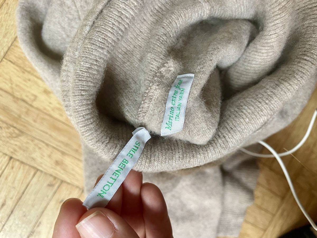 Benetton Maglioni & Felpe: Benetton Rollkragenpullover Beige Grösse XS – Usato da Zürich venduto da Carlajimena 2