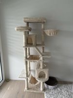 Kratzbaum Katzen 180cm beige