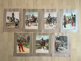 7 historische Militärbilder - Tanconville