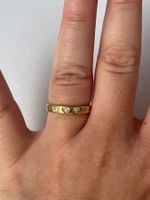 RING GOLD HERZEN MIT STEINEN