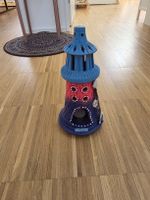 Deko Leuchtturm sommerlich Kerzenhalter Muscheln 