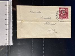 Schweiz 1949 Neujahrsgruss Briefli 5 Rp PJ STEG (TÖSSTAL)
