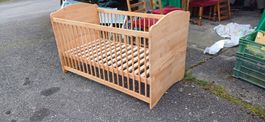 Lit Bébé(0-5-7ans)avec sommeiller+matelas+duvet+cossin tout!