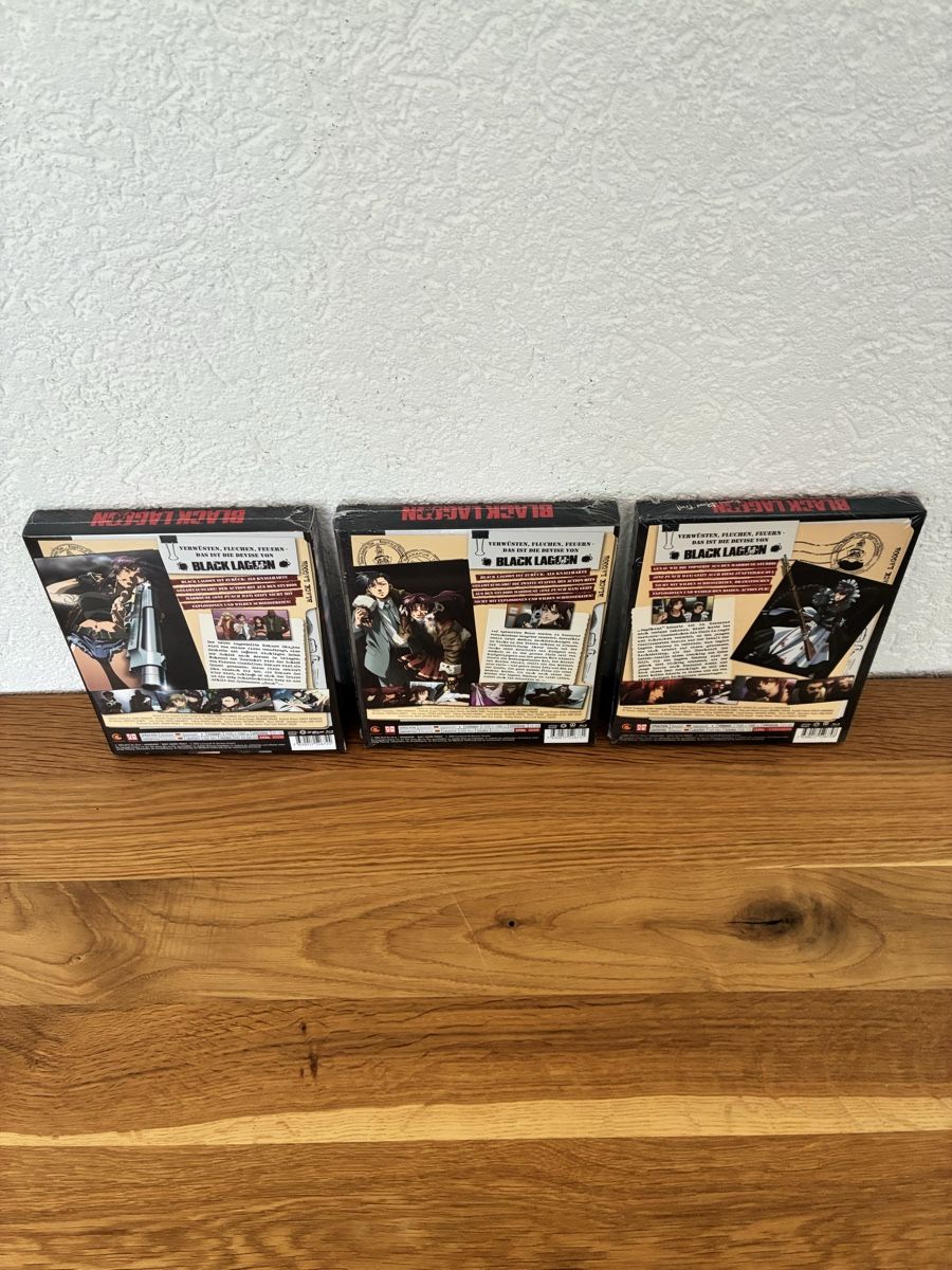 Tous les DVDs: Black Lagoon 1&2 Staffel + OVA – Neuf avec emballage d'origine à Worben par sil_n869 1