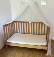 Lit bébé évolutif en bois naturel 70x140 Team 7 + matelas