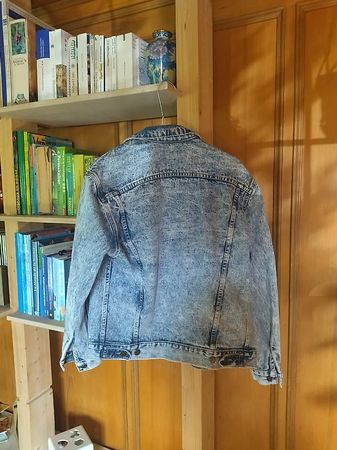 Bleached & Washed Jeans Jacket by Georges Marciano for Guess