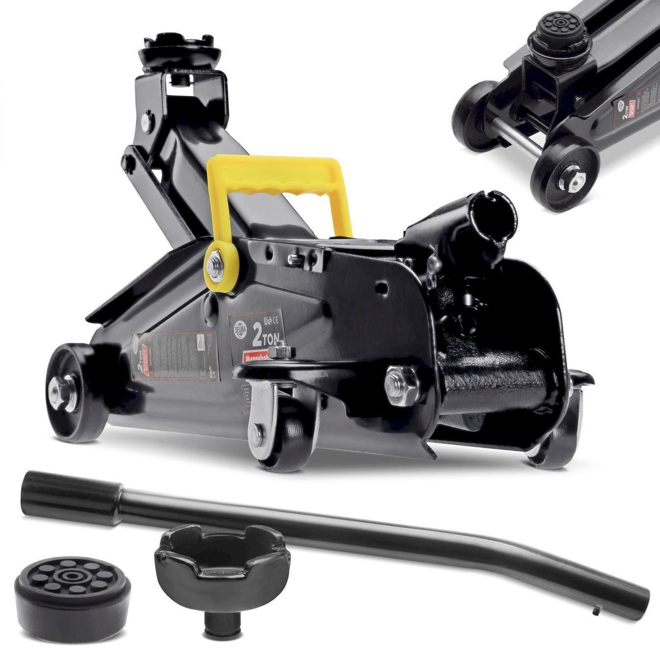 Tutti gli attrezzi: Deuba Hydraulischer Wagenheber 2t – Nuovo e nell'imballaggio originale da Bottighofen venduto da zaap 2