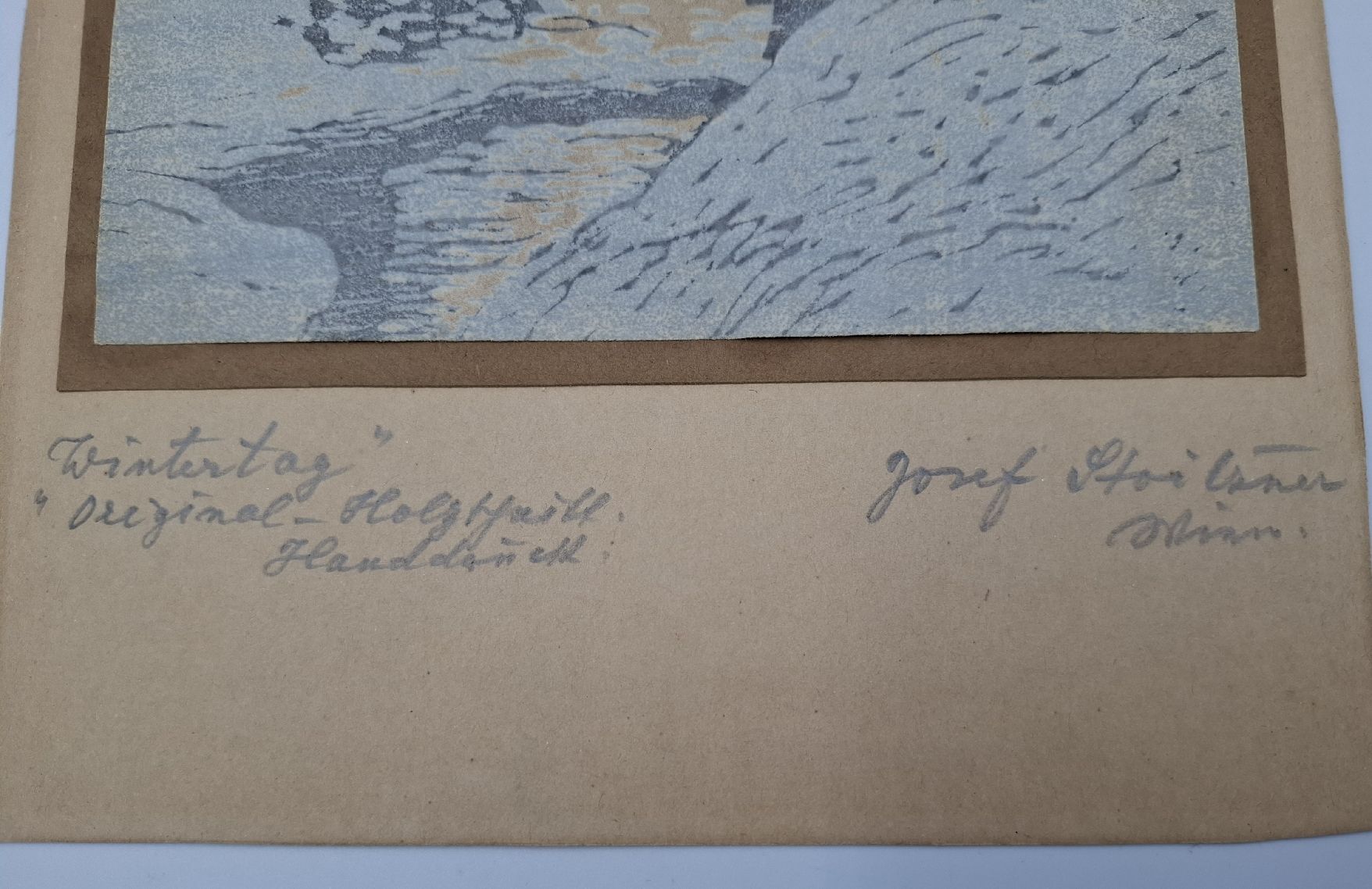 Xilografie: Josef Stoitzner, Holzschnitt – Usato da Allschwil venduto da Fair2010 2