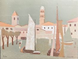 PETER SCHOETTLE LITHOGRAPHIE SIGNIERT NUMMERIERT