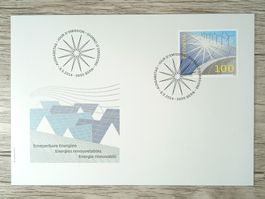 TR12 Enveloppe + Timbre Suisse 2014