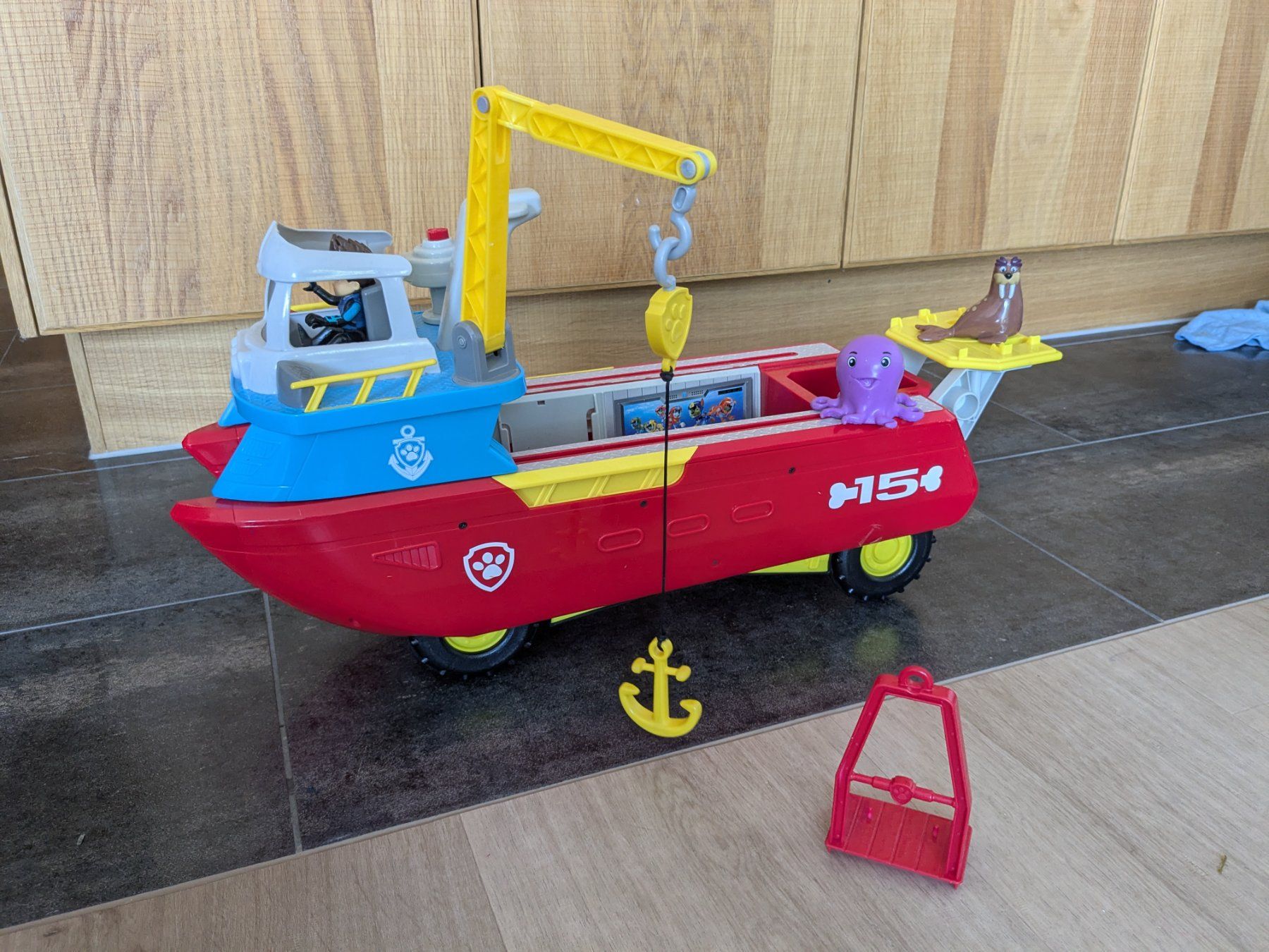 Giocattoli: Paw Patrol "Sea Patroller" Rettungsschiff inkl. Ryder & Tier – Usato da Oetwil am See venduto da madtrash 1