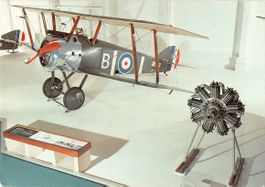 Schöne Ansichtkarte Aviatik SOPWITH F.1 CAMEL