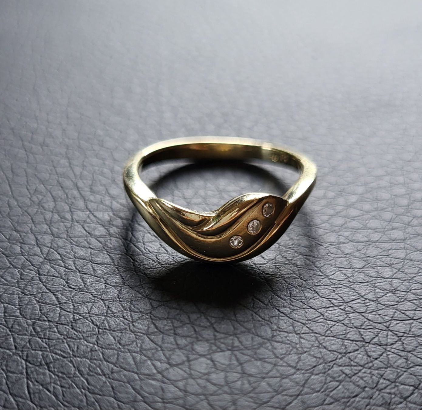 Anelli: Gold 585 Ring Mit Brillanten – Usato da Wald ZH venduto da Dasilver 8