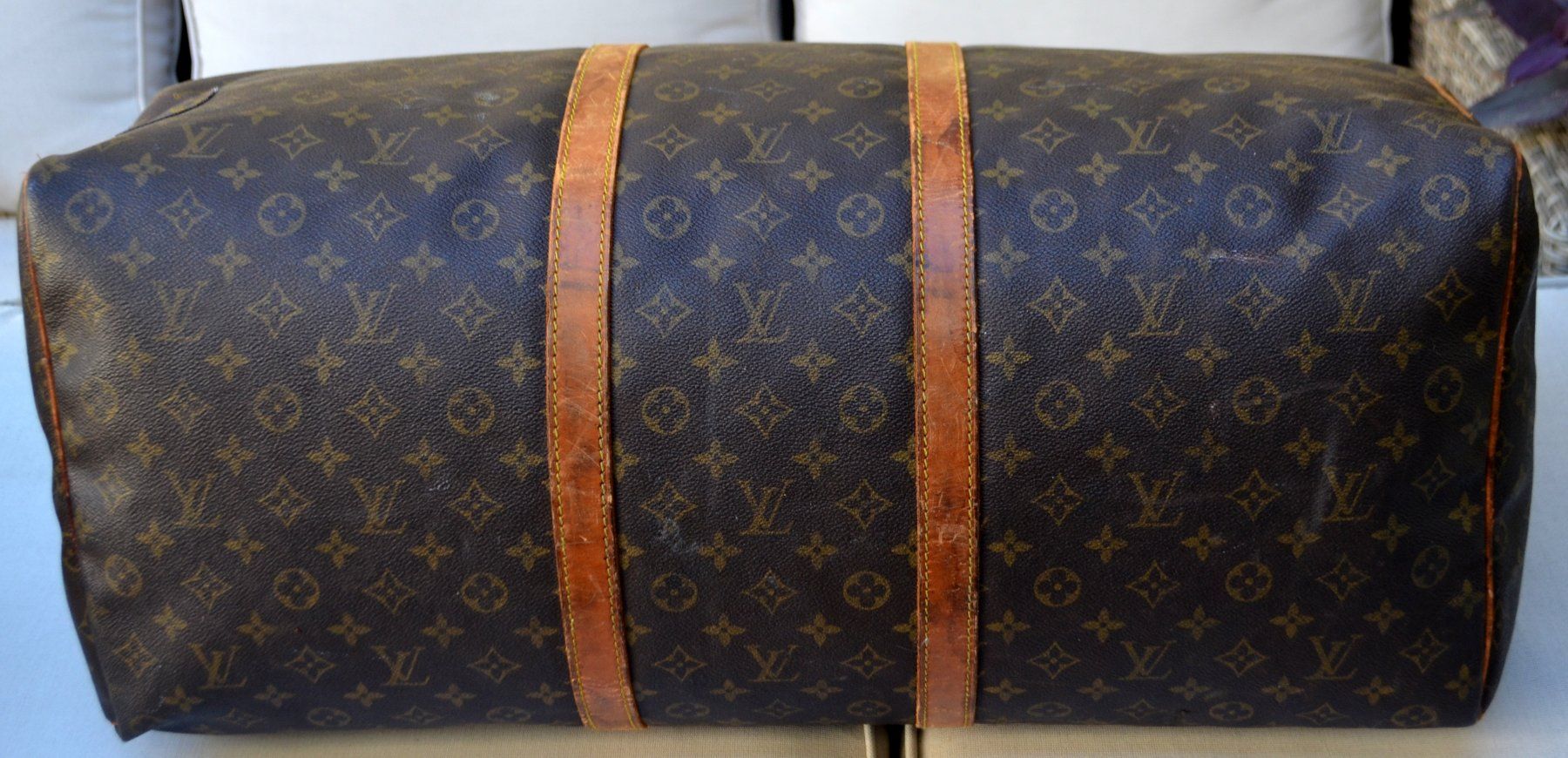 Louis Vuitton Taschen: Louis Vuitton Keepall 60 Monogram – Defekt aus Collonges von Auganien 4