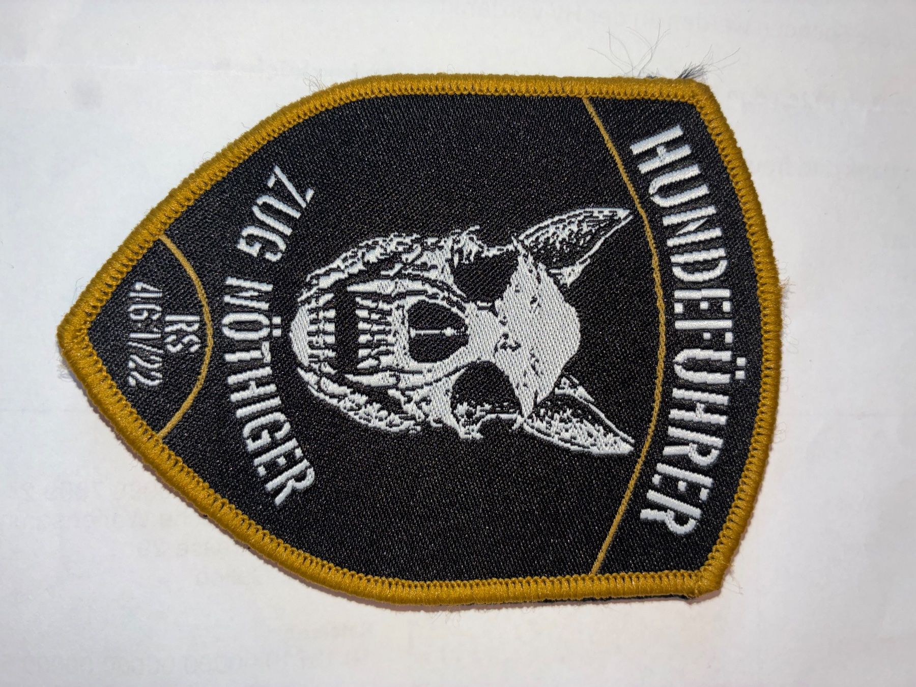 Schweizer Armee Placchette & Badge: Klett Hundeführer Rs 46-1/22 – Usato da Oberiberg venduto da stab