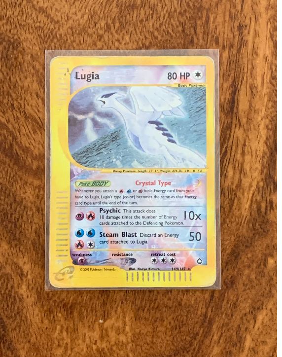 Pokémon Carte collezionabili: Pokémon Lugia Aquapolis Holo – Usato da Bergdietikon venduto da GTC75