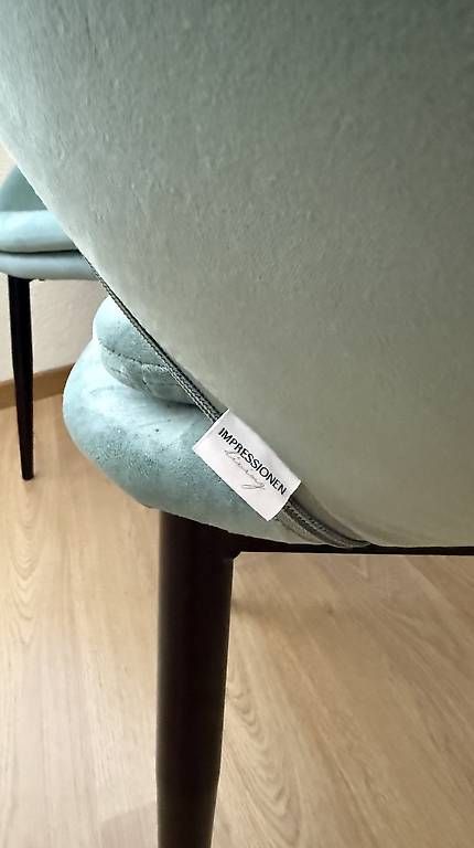 Poltrone: 2 Sessel in Mintgrün in Samtoptik – Usato da Olten venduto da kos_2jn7 3