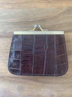 Vintage Portemonnaie Leder Braun 