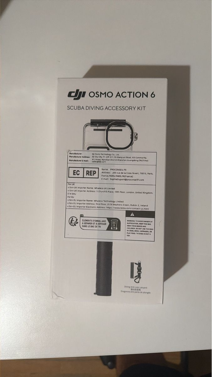 DJI Treppiedi & Teste: DJI Osmo Action 6 Scuba Diving Accessory Kit neu – Nuovo e nell'imballaggio originale da Kriens venduto da rdvn.cbn