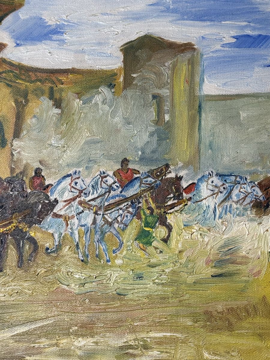 Gemälde: Gemälde W. Ehrismann 34x44 cm   B 52# – Gebraucht aus Grenchen von swiss.antiques 3