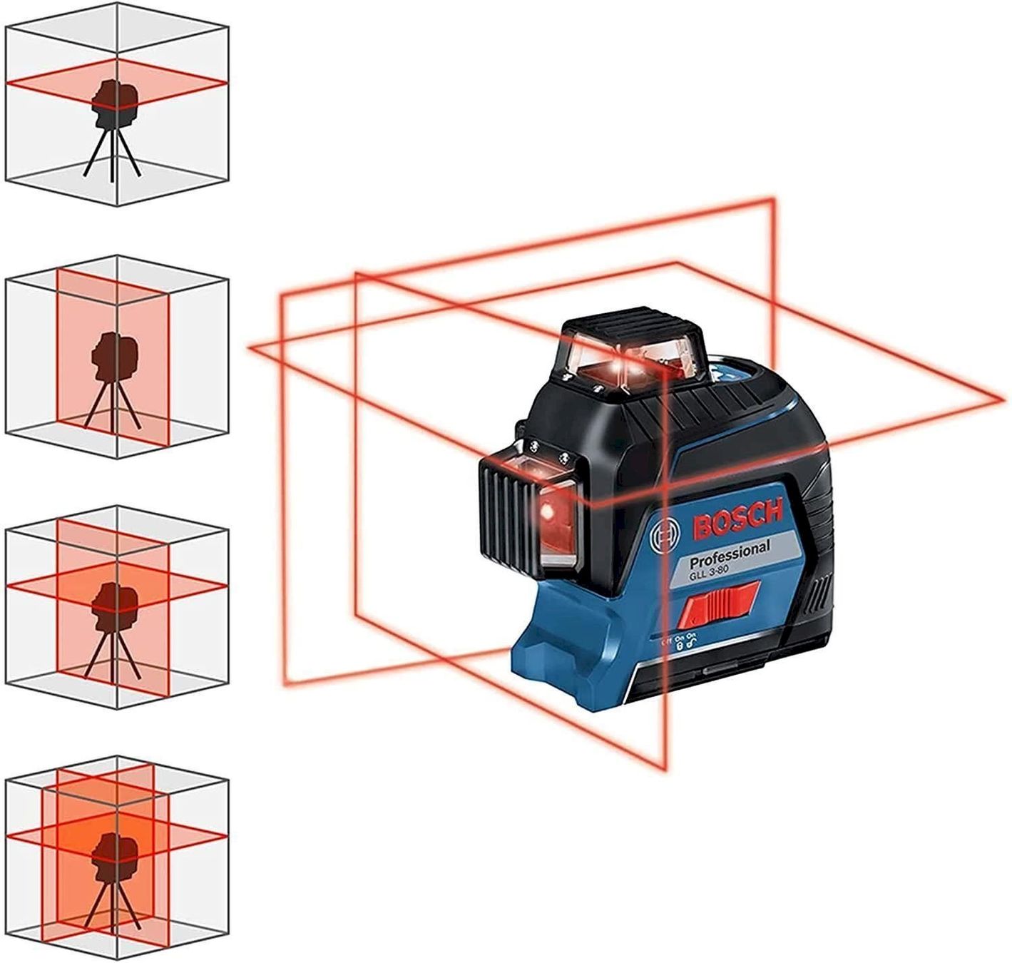 Bosch Misurare: Bosch GLL 3-80 Professional Linien – Nuovo e nell'imballaggio originale da Bottighofen venduto da zaap 4
