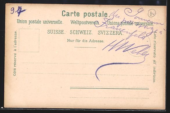 Foto, Lettere & Cartoline: Schweizer Soldaten vor einem Wirtshaus – Usato da Berlin venduto da bartko-reher 1