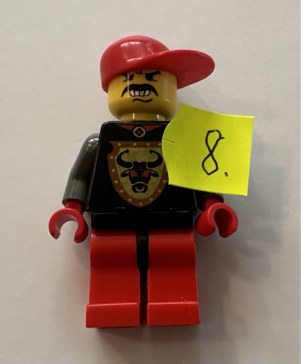 Lego Giocattoli: 1 Lego Figur Ritter mit Cap Nr. 8 – Usato da Rheinfelden venduto da zim_2hqc 2