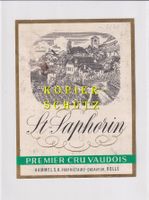 Etikette - St. Saphorin (Premier cru vaudois) /bd
