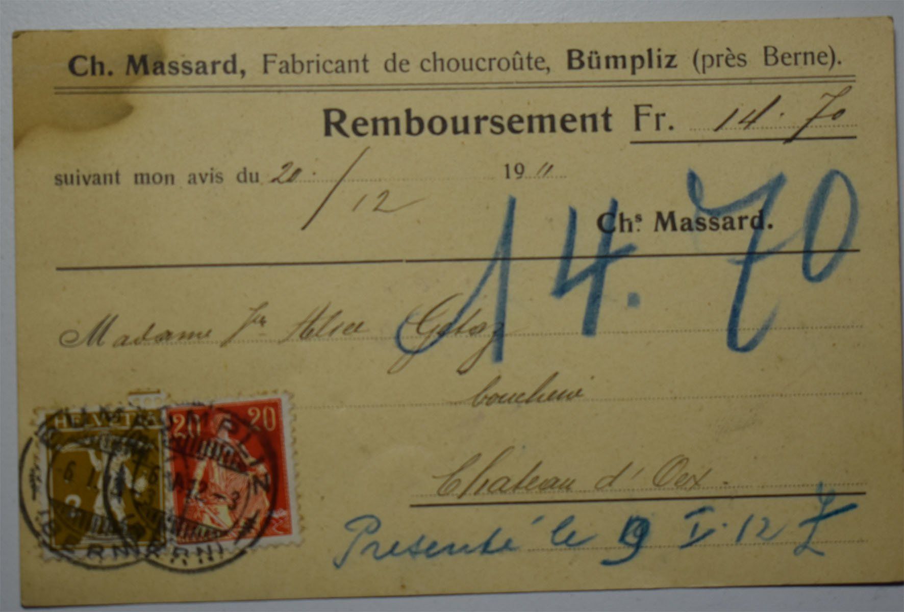 Couverts & Versandtaschen: Lot de lettres anciennes – Gebraucht aus Petit-Lancy von Pimose 8