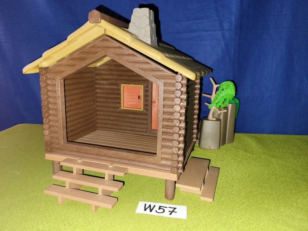 Playmobil Western Blockhaus Trapper W56 (Gebraucht) in Aarberg für CHF