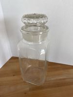 grosse Glas Dose / Aufbewarung