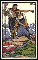 Schweizer Bundesfeier 1913, Bauerpaar au