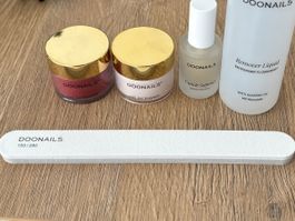 DOONAILS Nail Dip Powder Set Love Paris Cheesecake
