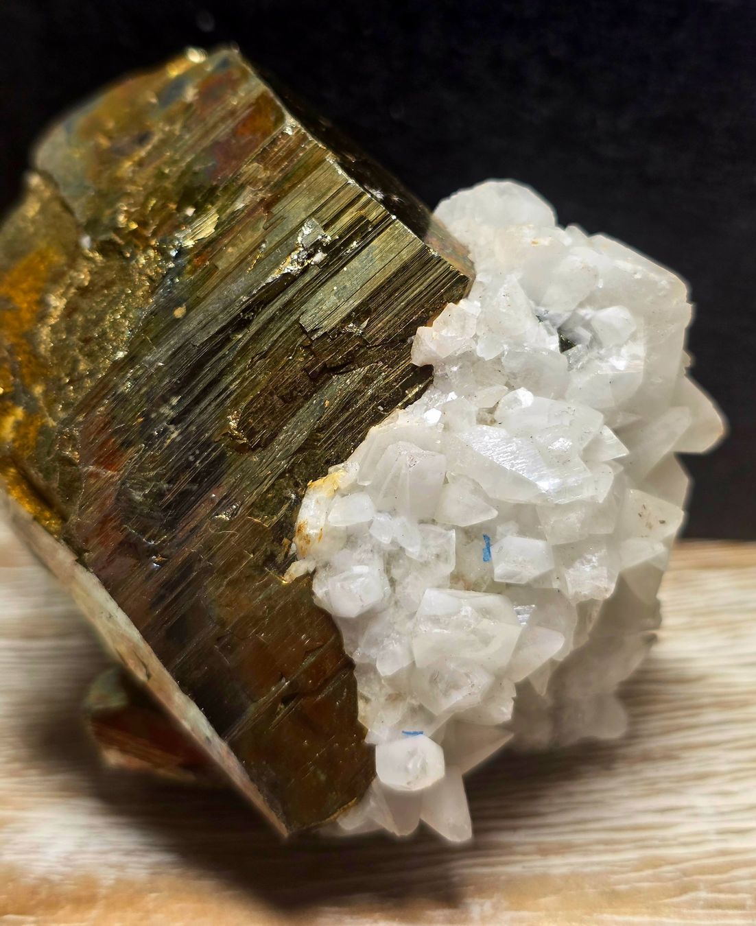 Minerali & Pietre curative: Pyrit mit Quarz 515g – Nuovo e nell'imballaggio originale da Matzingen venduto da Shay_Crystalz 1