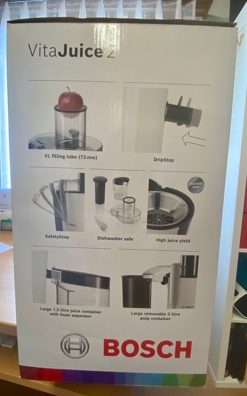 Bosch Elettrodomestici da cucina: Bosch Entsafter ***NEU***und Originalverpackt – Nuovo e nell'imballaggio originale da Mühlau venduto da Smotzi 2