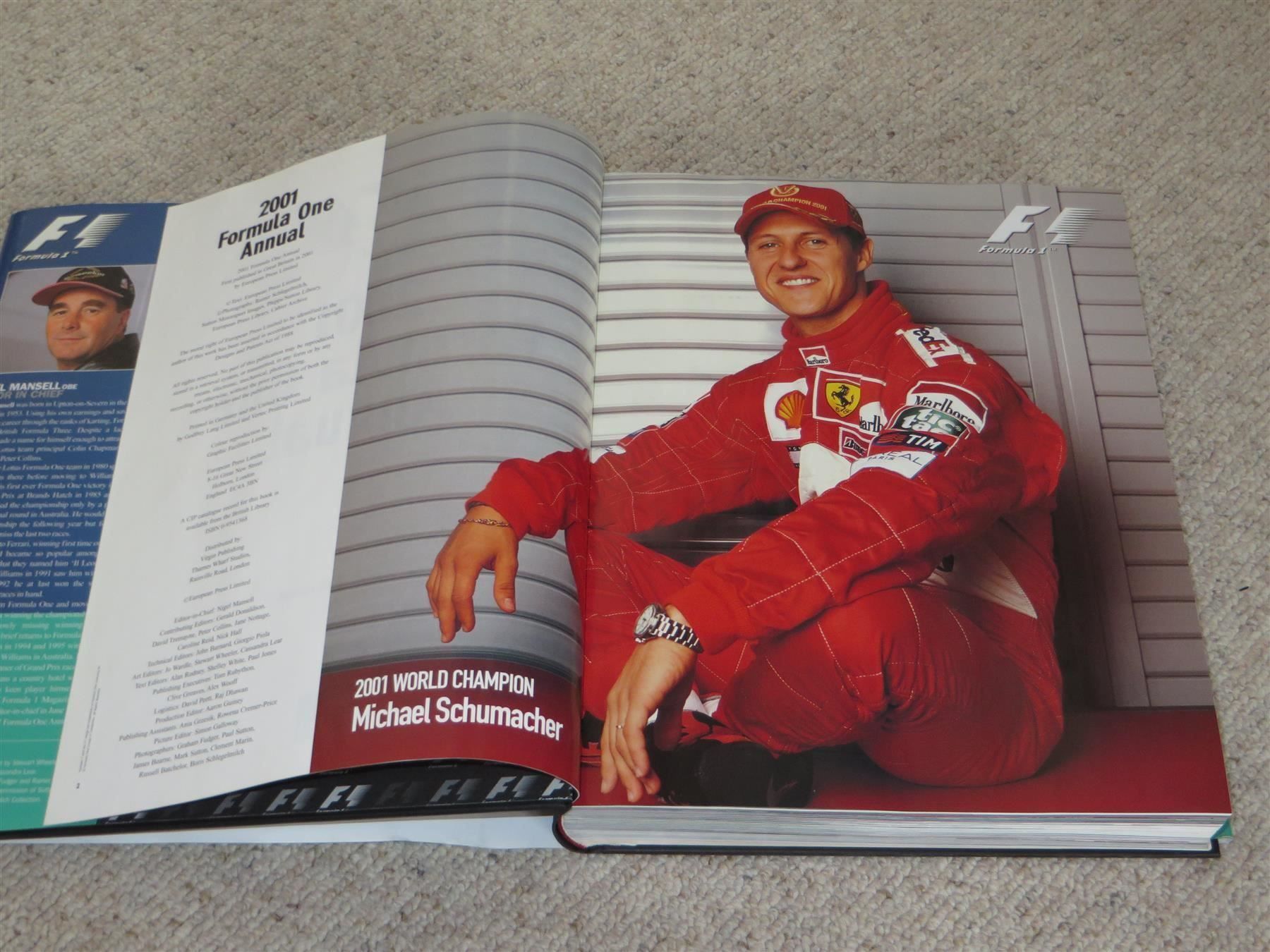 Libri: 2001 F1 Formula One Annual – Usato da Spiez venduto da Crazyduck 3