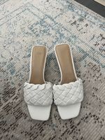 Weisse Sandalen von H&M, Grösse 38, neuwertig für Sommer!