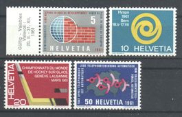 1961, Werbe- und Gedenkmarken **